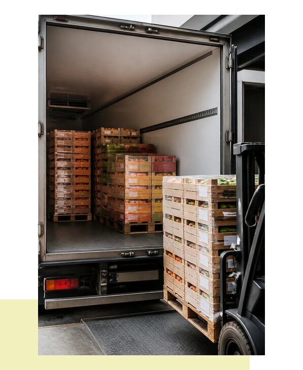 Перевозка сельхозпродукции на паллетах с доставкой в Барнаул