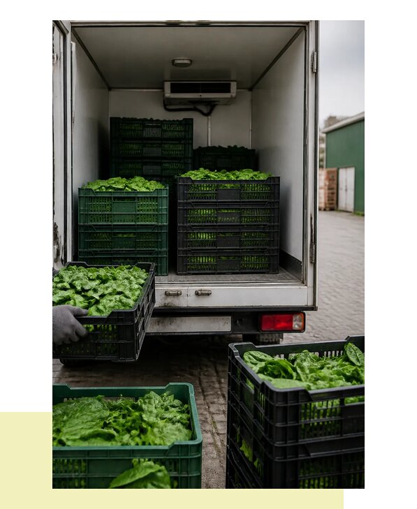 Перевозка шпината в Барнаул с сохранением свежести продукции
